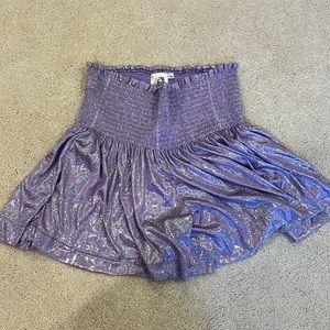 Queen of Sparkles purple swing shorts
